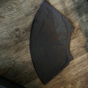 Gray mid length skirt